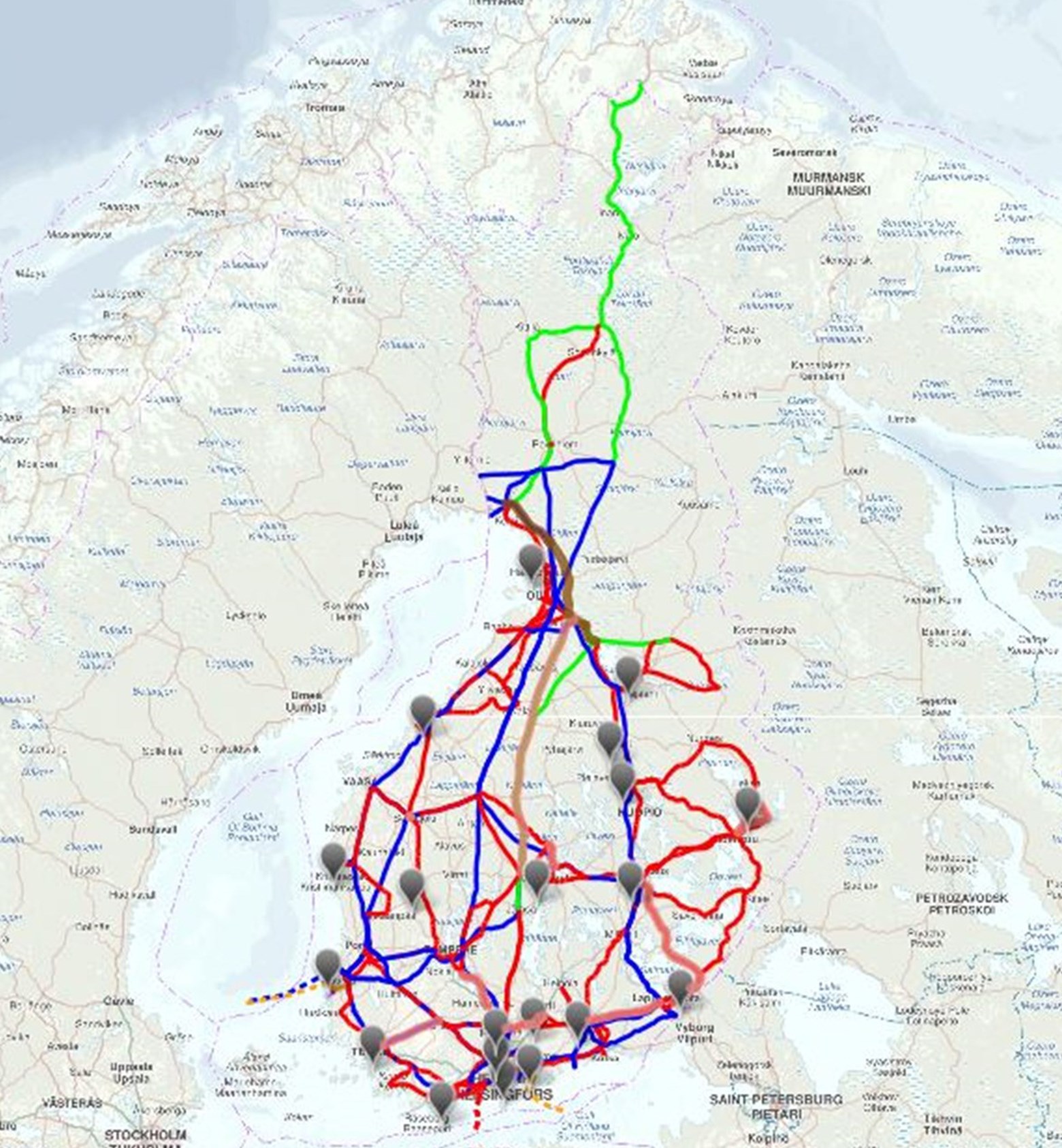 Metsälinjan suunnittelu